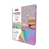 PORTADA PP 0,45 MM A4 32 PURPURA PASTEL P/100 | 100 UNIDADES | (DHP COMERPA SLU)